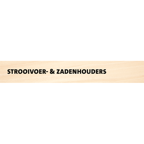 Magneetfolie: 1000 x 150 mm. <br>Strooivoer & zadenhouders