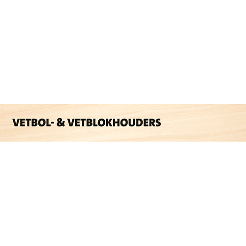 Magneetfolie: 1000 x 150 mm. <br>Vetbol-vetblokhouders