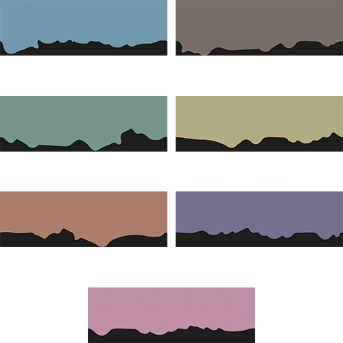 Paneel: 900 x 300 mm. <br>Segmenten