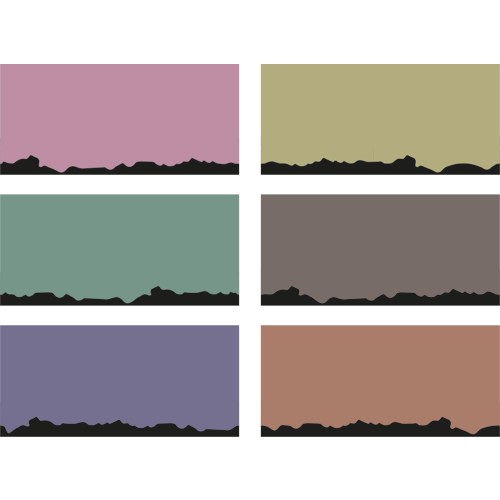 Paneel: 1988 x 988 mm. <br>Segmenten