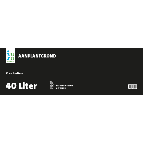 Paneel Product informatiebord: 800 x 250 mm. Aanplantgrond universeel 40 L