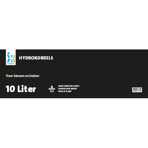 Paneel Product informatiebord: 800 x 250 mm. Hydrokorrels 10 L