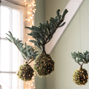 Paneel: 720 x 720 mm. <br>Kersthangers