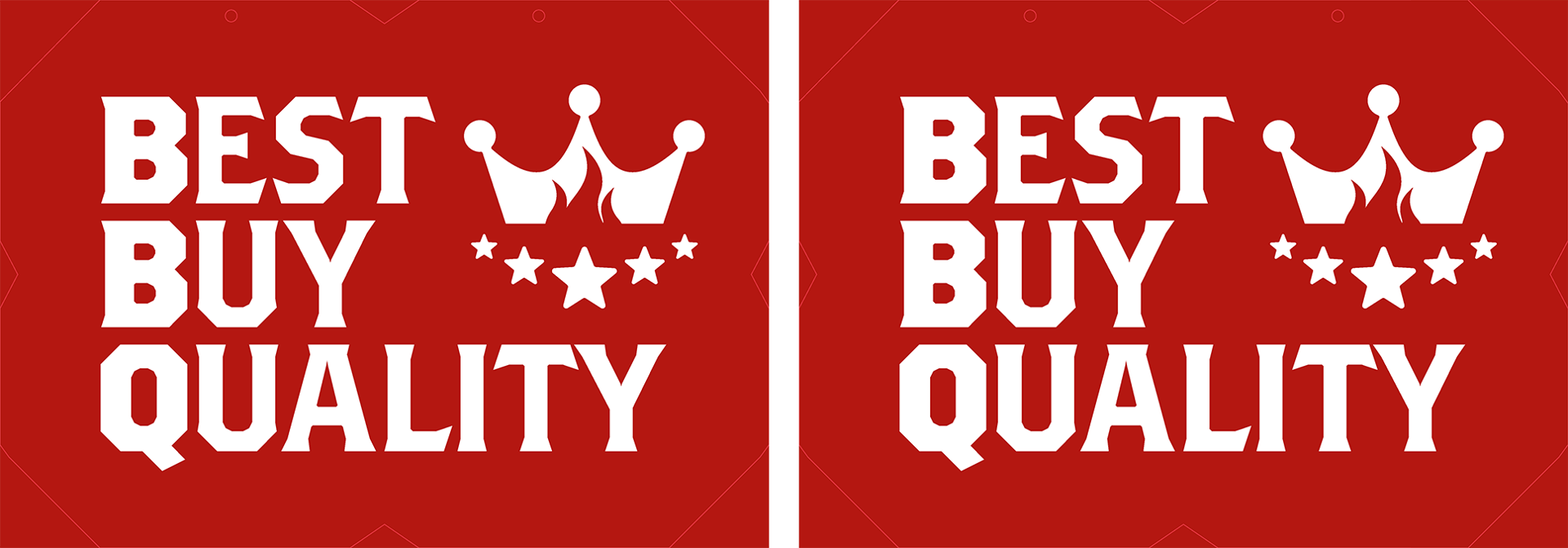 Paneel Afdelingssigning: 400 x 285. Urban Chef bordje Best Buy dubbelzijdig