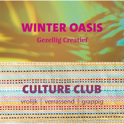 Paneel: 1988 x 988 mm. <br>Winter oasis <br>Culture club<br>voorjaar/najaar 2025